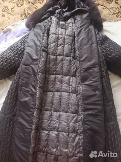 Пальто женское зимнее 62-64размер