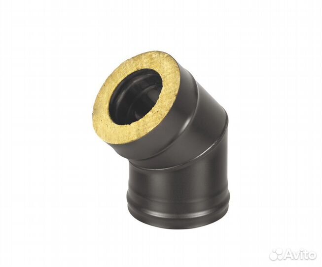 Сэндвич-трубы black (аisi 430/0,8мм) 1м