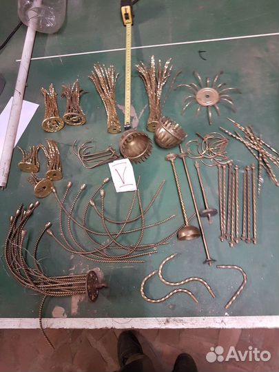Элементы декора из бронзы