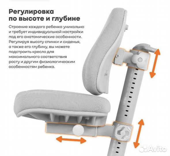 Компьютерное ортопедическое кресло - стул