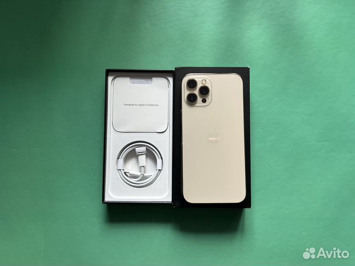 iPhone 12 Pro Max 256gb АКБ 90% Gold (sim+esim)
