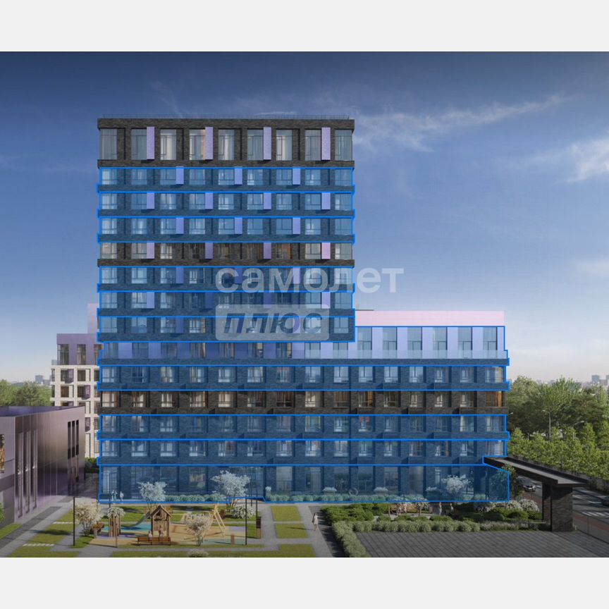 2-к. апартаменты, 40,4 м², 3/6 эт.