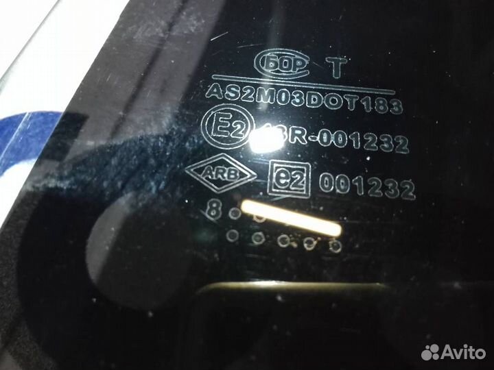 Стекло двери задней левой Renault Logan 2005