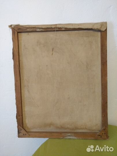 Картина К. Брюллова копия,написана учеником,19 век