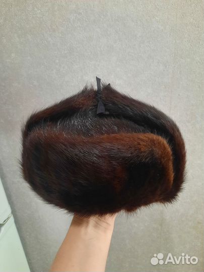 56 см новая ондатра шапка