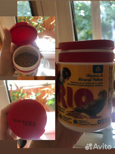 Корм для волнистых попугаев