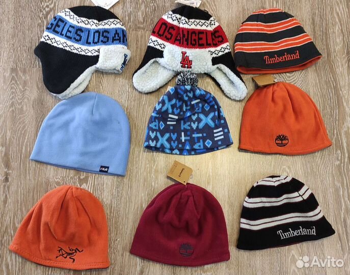 Шапки Reebok, Puma, Timberland, Nike, Under Armor