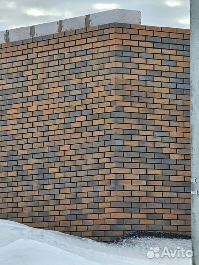 Кирпич лицевой баварская кладка Флеш Обжиг