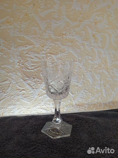 Хрустальные бокалы Bohemia Чехословакия