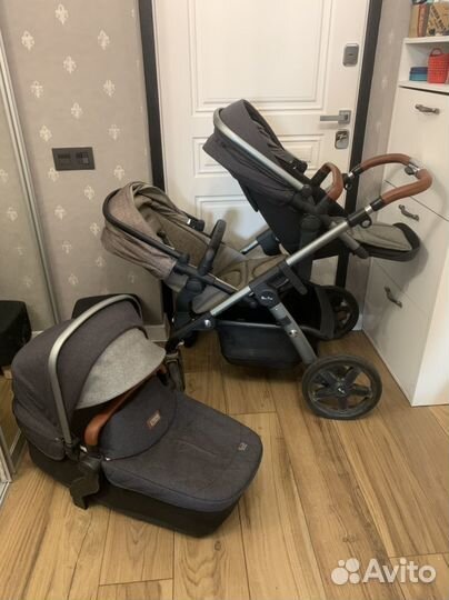 Коляска silver cross wave для двойни/погодог