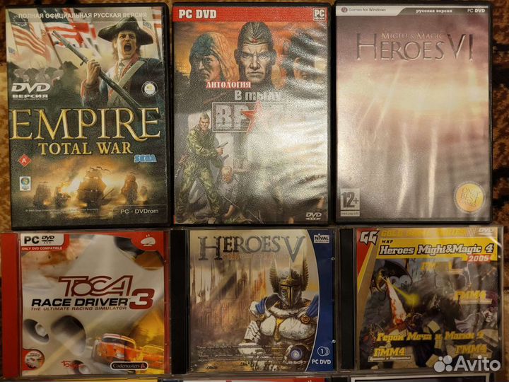 Игры компьютерные, диски лицензионные в ассортим