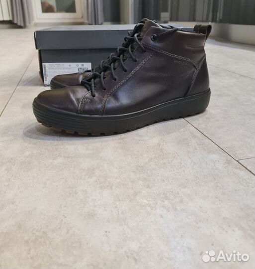 Мужские зимние кеды ecco оригинал