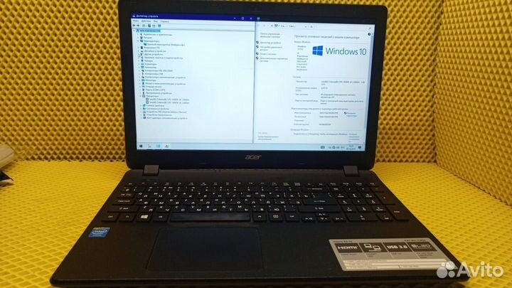 Ноутбук Acer ES1-531-C9Q3, Celeron N3050 2.4ггц