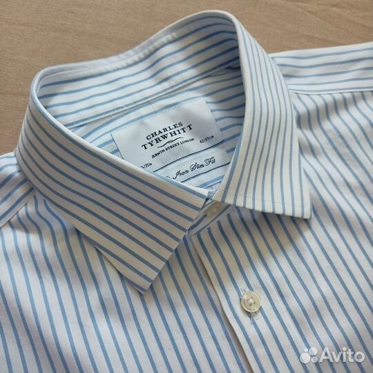 Рубашка Charles Tyrwhitt Slim Fit 42 50 L