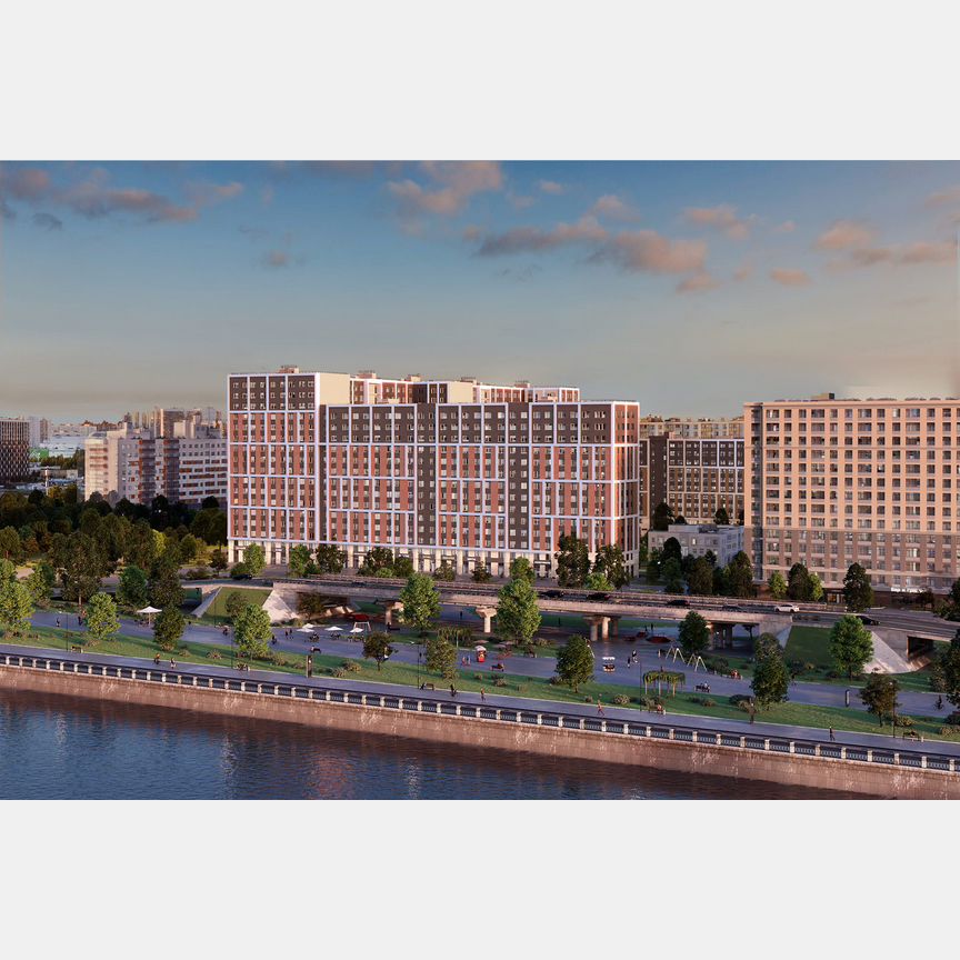 3-к. апартаменты, 71,6 м², 8/17 эт.