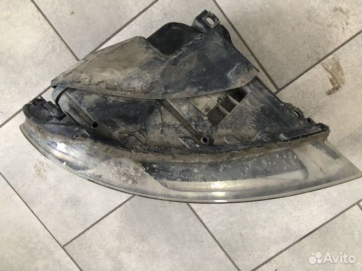 Фары на Audi Q7 2008г/4L (дорест)