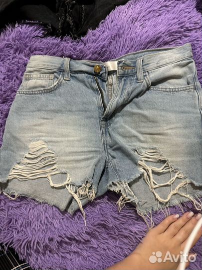 Шорты женские джинсовые подростковые