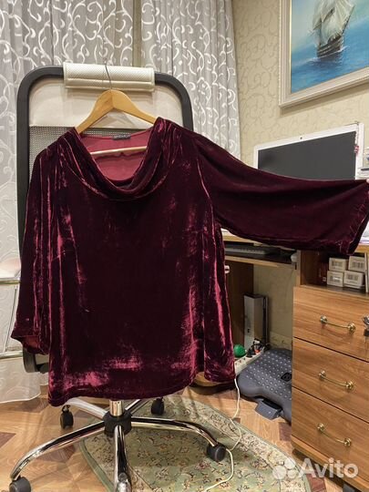 Блуза бархатная Grizas 50-52 размер