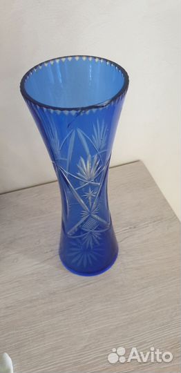Ваза цветное стекло СССР
