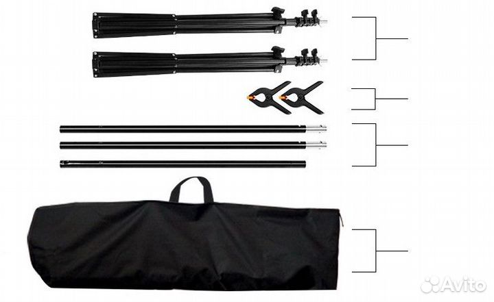 Держатель фона 3*3м