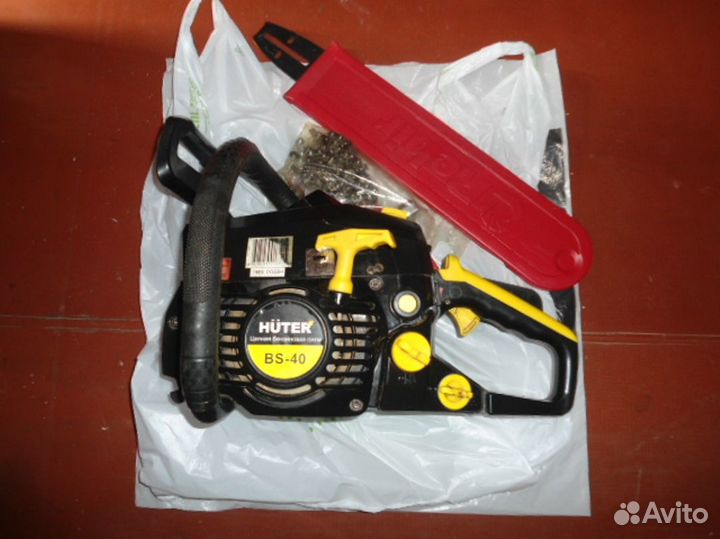 Бензопила Huter BS-40 рабочая