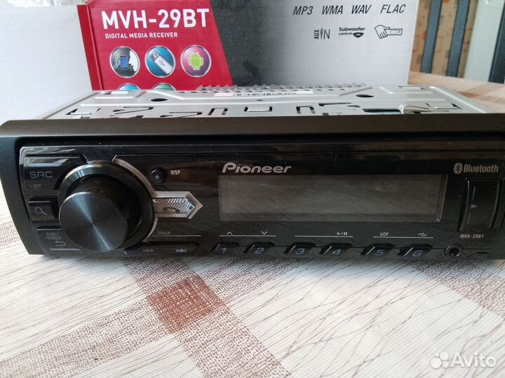 Автомагнитола pioneer 1 din MVH-29BT