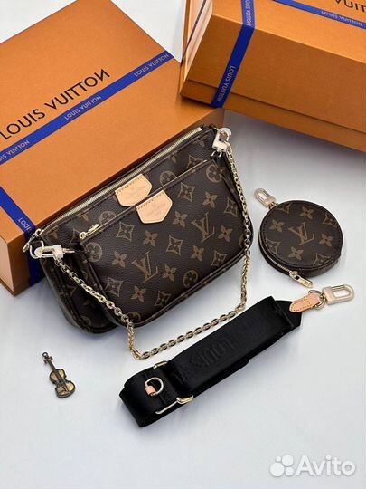 Сумка Louis Vuitton Multi Pochette кожа