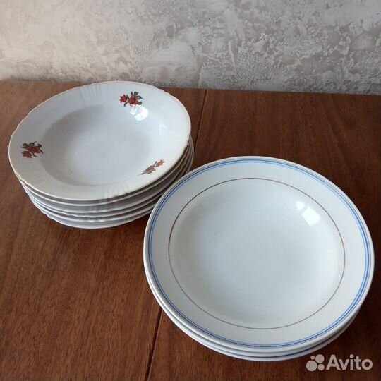 Глубокие тарелки Корея и СССР