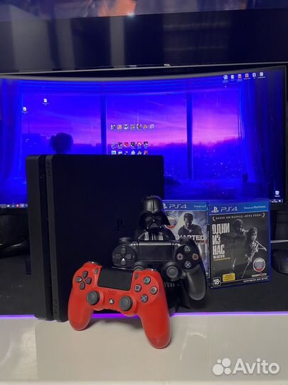 PS 4 slim / pro 1tb + 700 игр