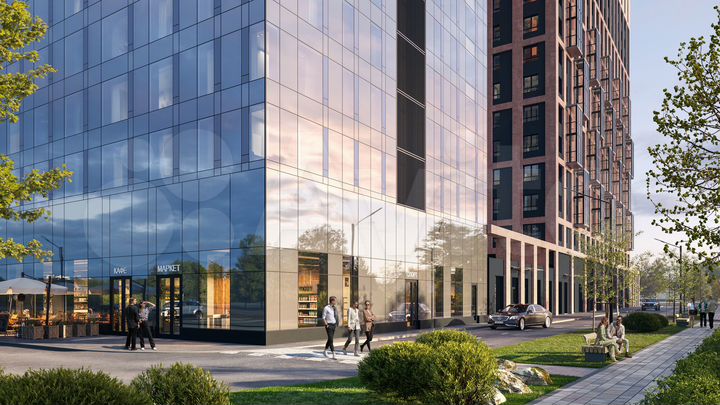 Квартира-студия, 25,1 м², 18/53 эт.