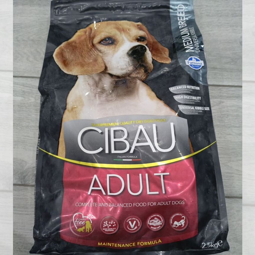 Корм для собак cibau adult medium