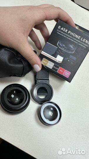 Линза макро и фишай