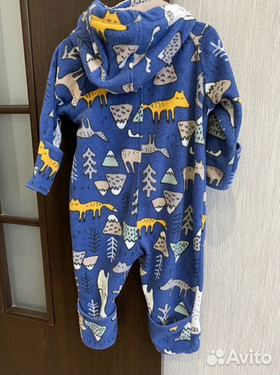 Флисовый комбинезон 74