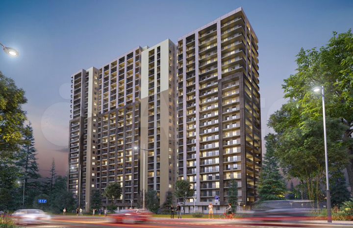 2-к. квартира, 44 м² (Грузия)