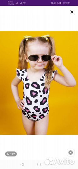 Купальник для девочки новый