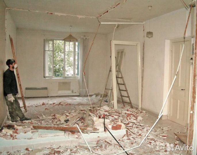 Демонтаж и вывоз мусора частная бригада