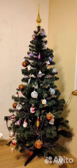 Елка искусственная пвх 185 см