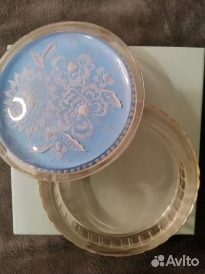 Шкатулка для украшений стеклянная СССР