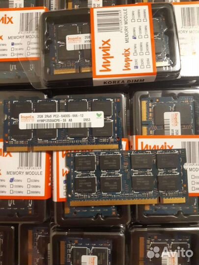 Оперативная память Sodimm hynix DDR2 2gb (ноутбук)