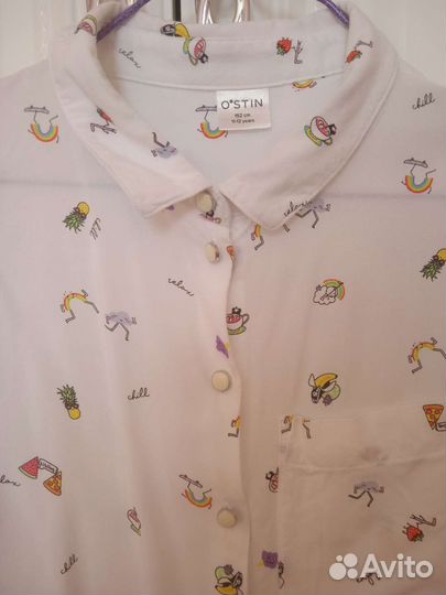 Рубашка для девочки, р 152