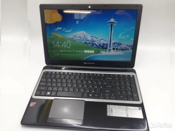 Packard Bell TE69RB AMD A4-5000 1.5GHz/6Gb/500SSD