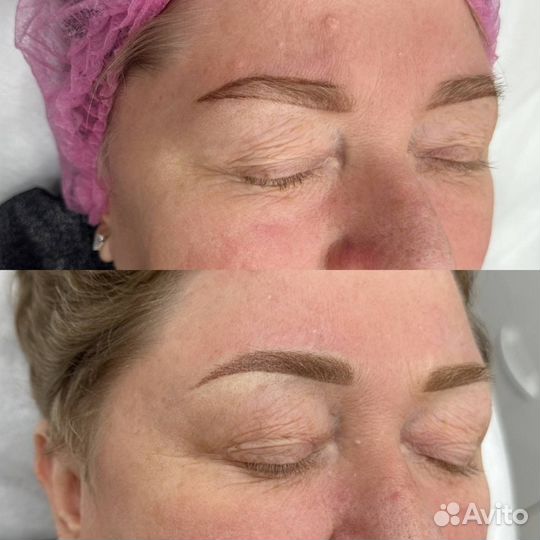 Перманентный макияж бровей