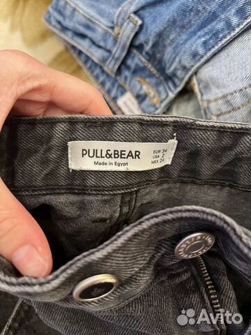 Джинсы pull and bear mom