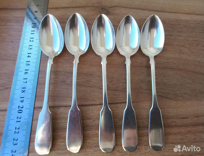 Серебряные чайные ложки, серебро