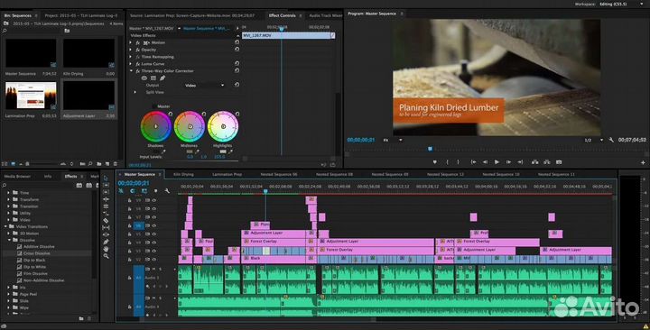 Монтаж видеороликов, видео-монтаж, дизайн