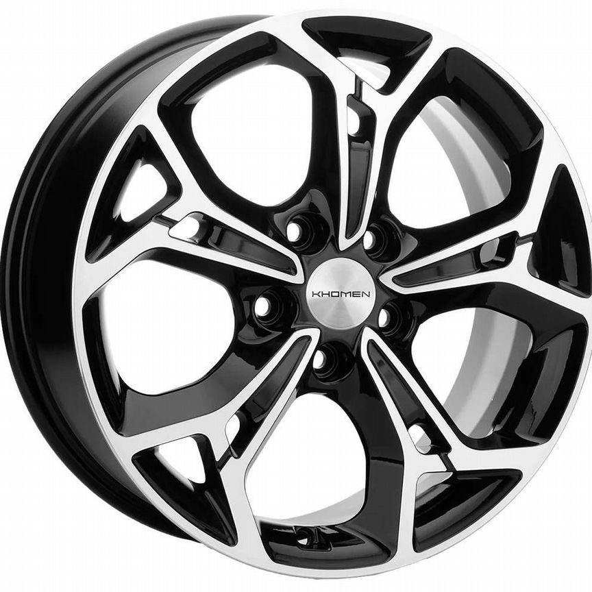 Диски Khomen KHW1702 7x17 5x110 ET40 D67.1 Black-FP