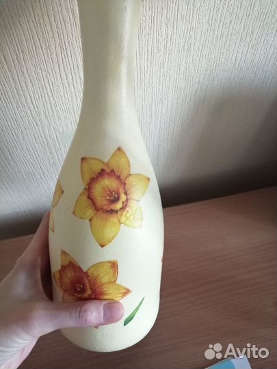 Декоративная бутылка. Ваза