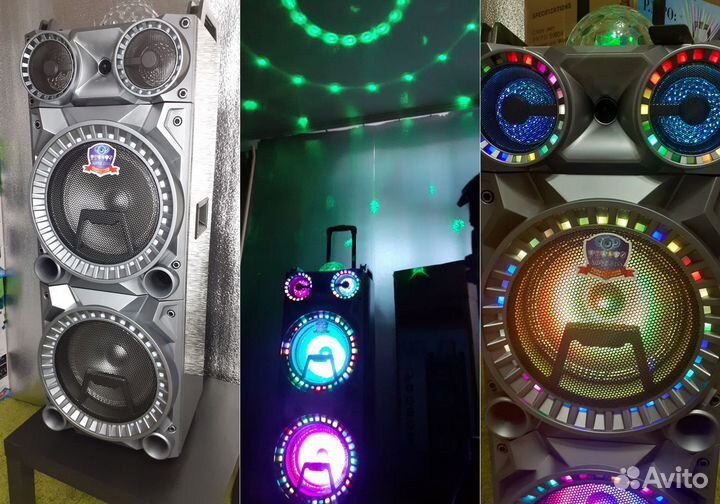 Мега колонка Om&s Диджейская 1000Вт 18кг Speaker