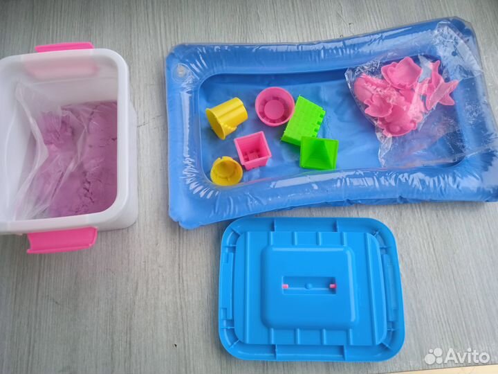 Кинетический песок с полным комплектом