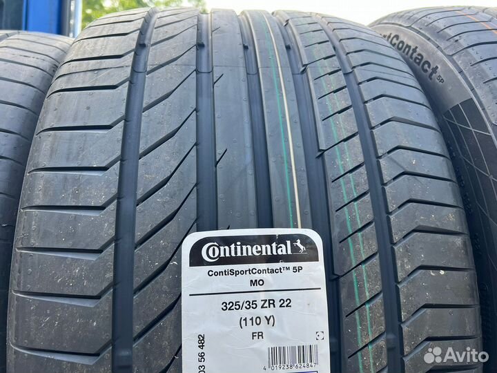 Continental ContiSportContact 5 285/40 R22 и 325/35 R22 110Y